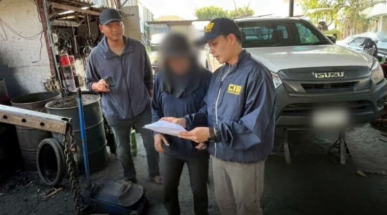 泰国新闻 【反腐败法院通缉 卡姆南·诺克同伙在修车店被抓】