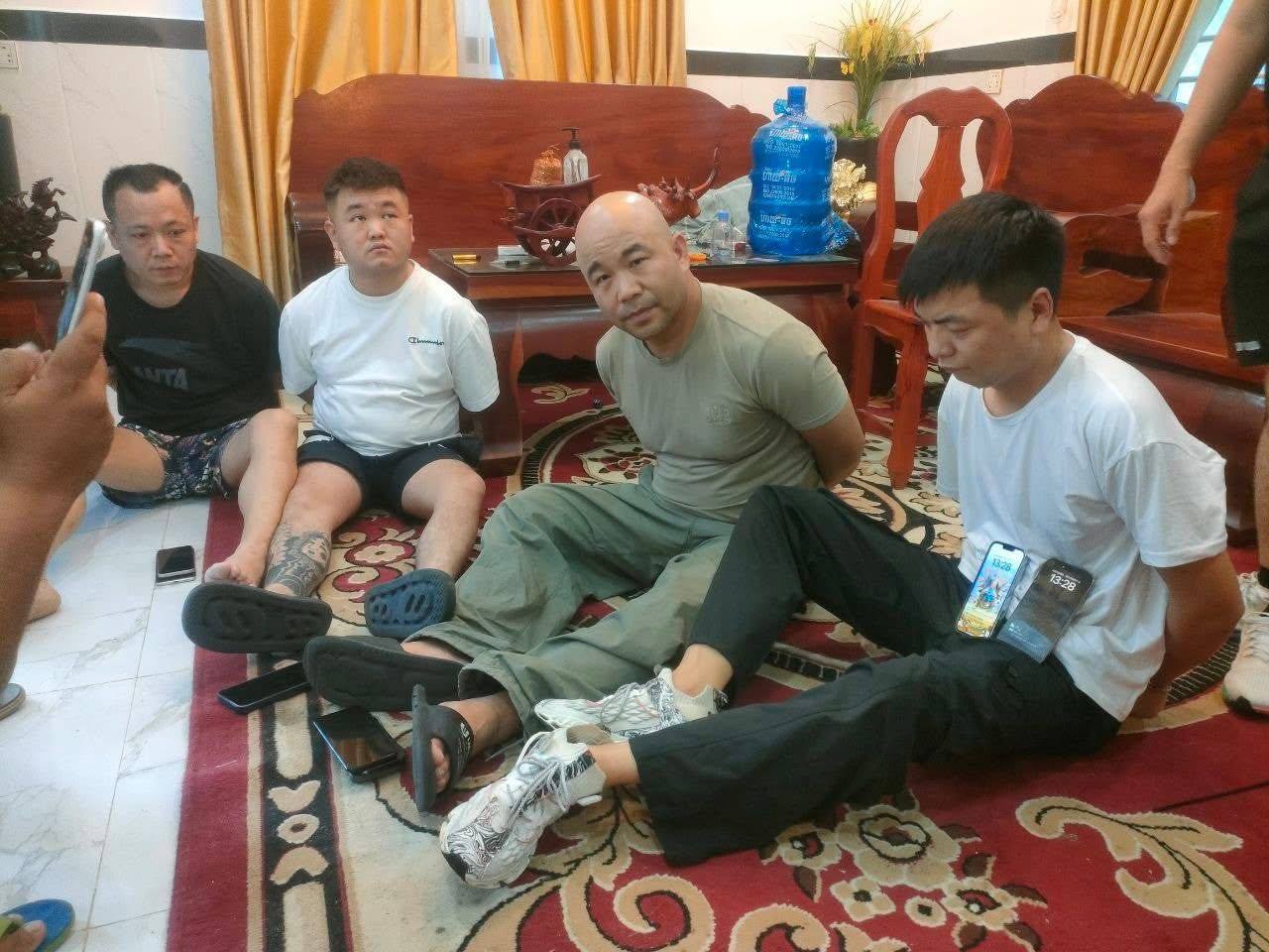 柬埔寨金边 贡武区突查网诈窝点,4名中国籍嫌疑人落网