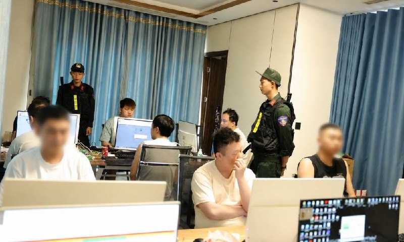 越南资讯:北宁省警方连端两处电诈窝点,37名外籍嫌犯落网