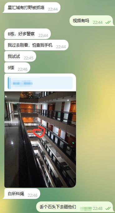 突发事件:今晚西港警方突袭了西港星汇城,抓了不少里面打野的公司。