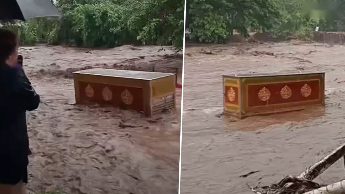 泰国洪灾 山洪泥石流 达府道路封闭