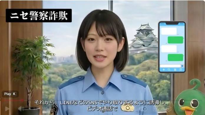 日本启用AI“警察局长”打击网络诈骗 聚焦年轻群体防骗宣传