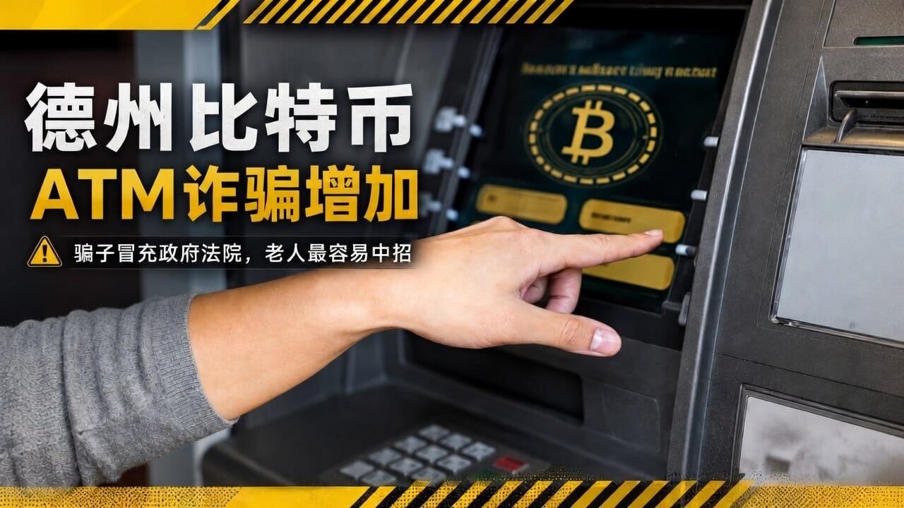 ATM转币骗局又来了,骗子冒充法院政府专吓老人