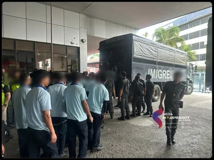 马来西亚资讯:移民局突袭柔佛两家工厂,81人被拘留!涉嫌雇用非法外籍劳工
