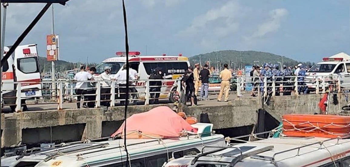 越南富国岛旅游船出事,15名印度游客遇难