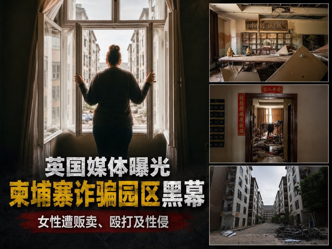 国际新闻 女性被当成“奖励”送给诈骗人员,英国媒体曝光园区性侵黑幕