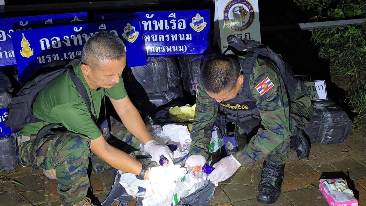 🇹🇭 泰国海军在湄公河沿岸查获400万粒冰毒