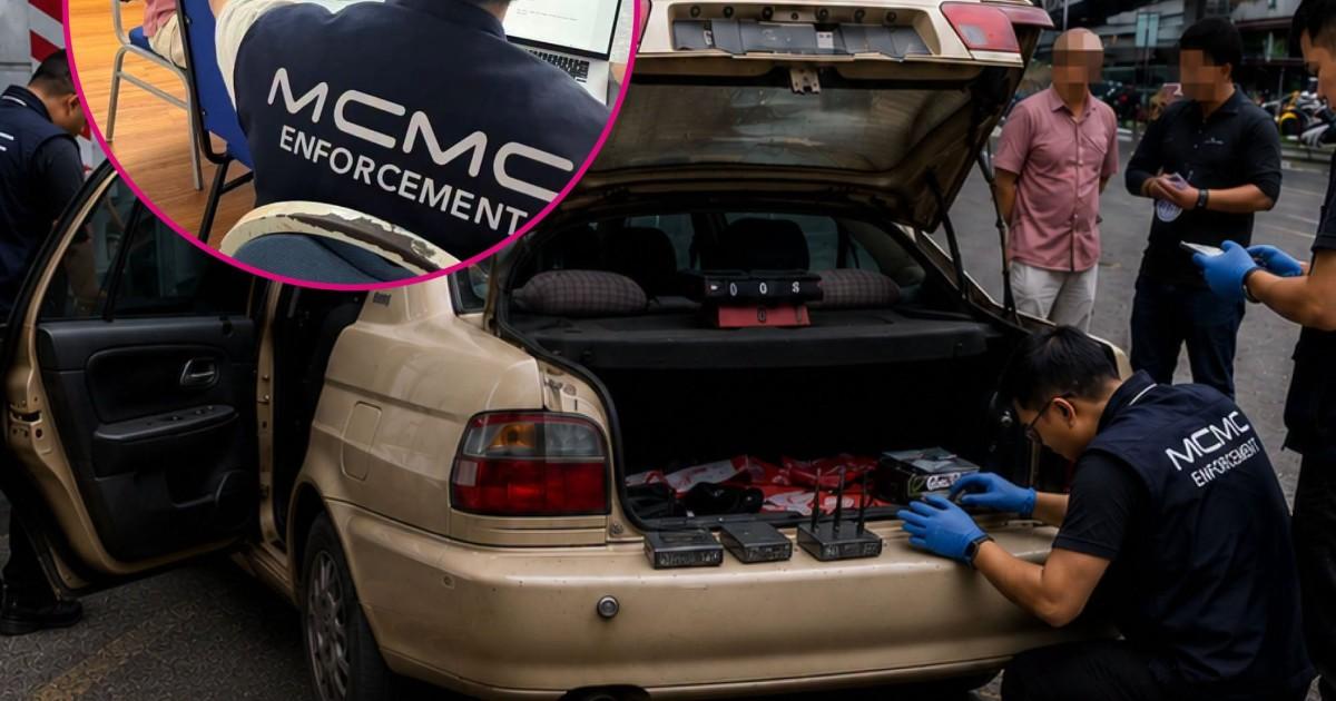 🇲🇾 65岁搞流动伪基站被抓!