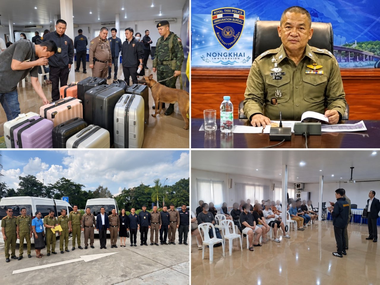 老挝新闻 25名泰国人从柬埔寨转到老挝继续做网赌,被抓遣返后全部遭泰方处理