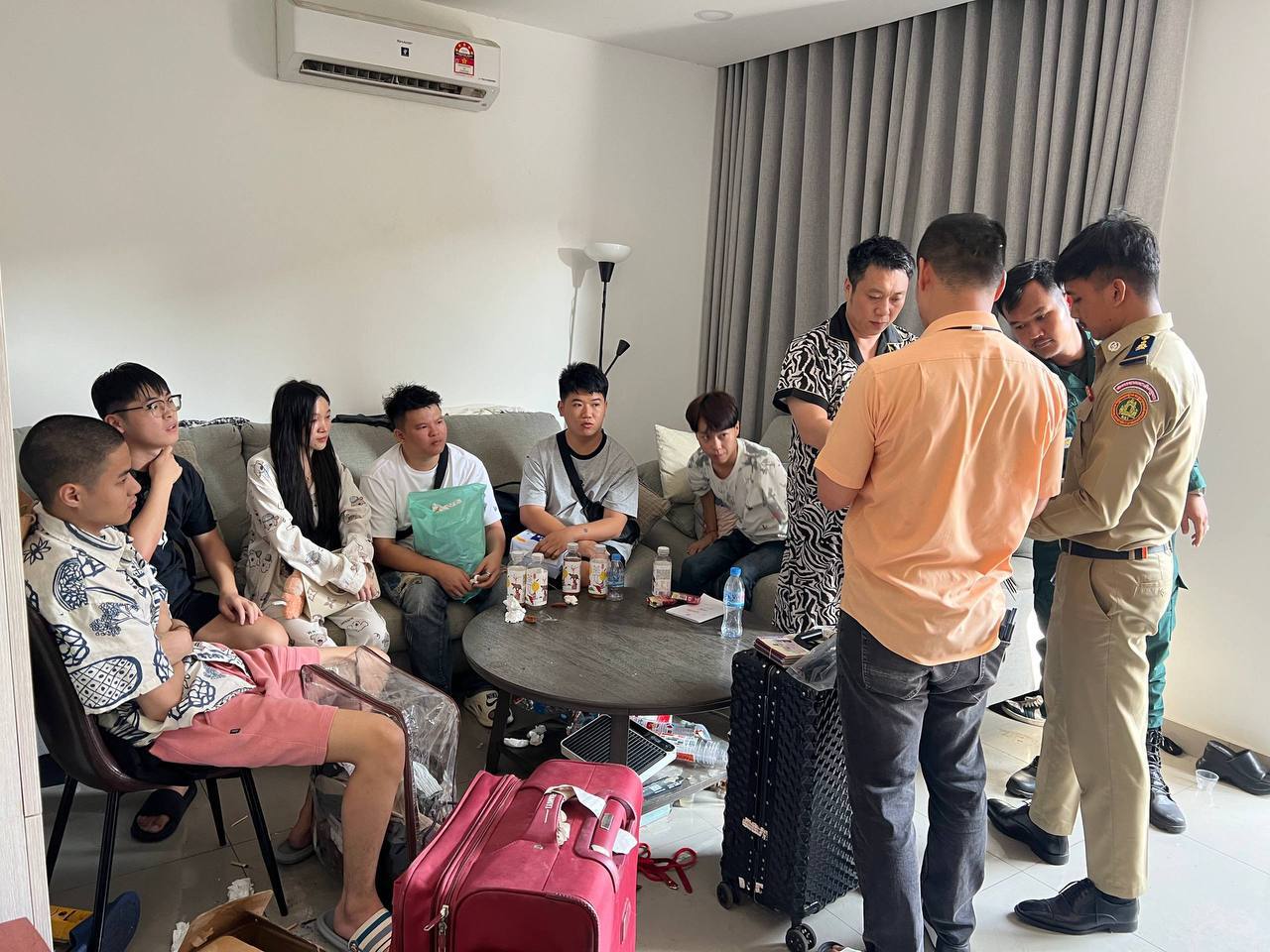 柬埔寨资讯:金边警方突击检查135户!5名非法中国人被捕