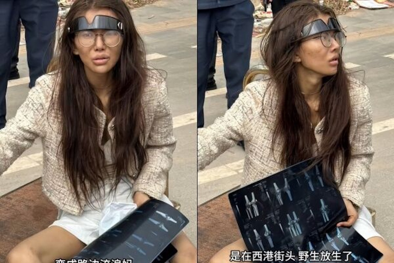曾瘫坐在西港街头的网红回国开直播 却遭封禁