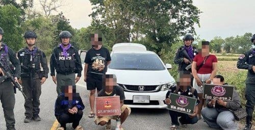 泰国资讯:沙缴府边境查获枪支走私案 两名中国青年无证入境被捕