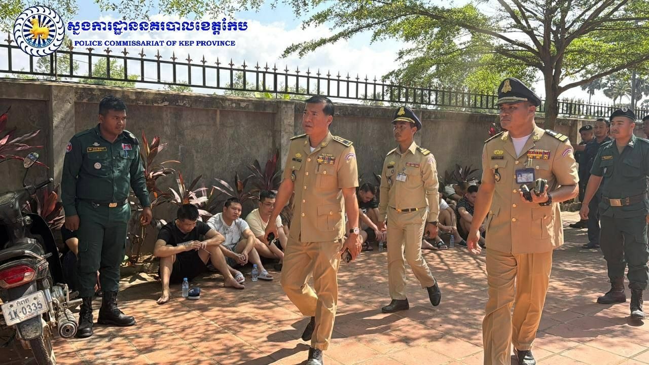 白马省破获电信诈骗窝点:逮捕16名中柬籍嫌疑人