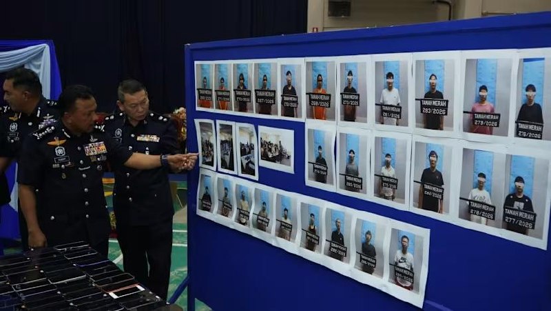 大马警方突袭度假村:捣毁“跨国猎艳”诈骗团伙,抓获58人
