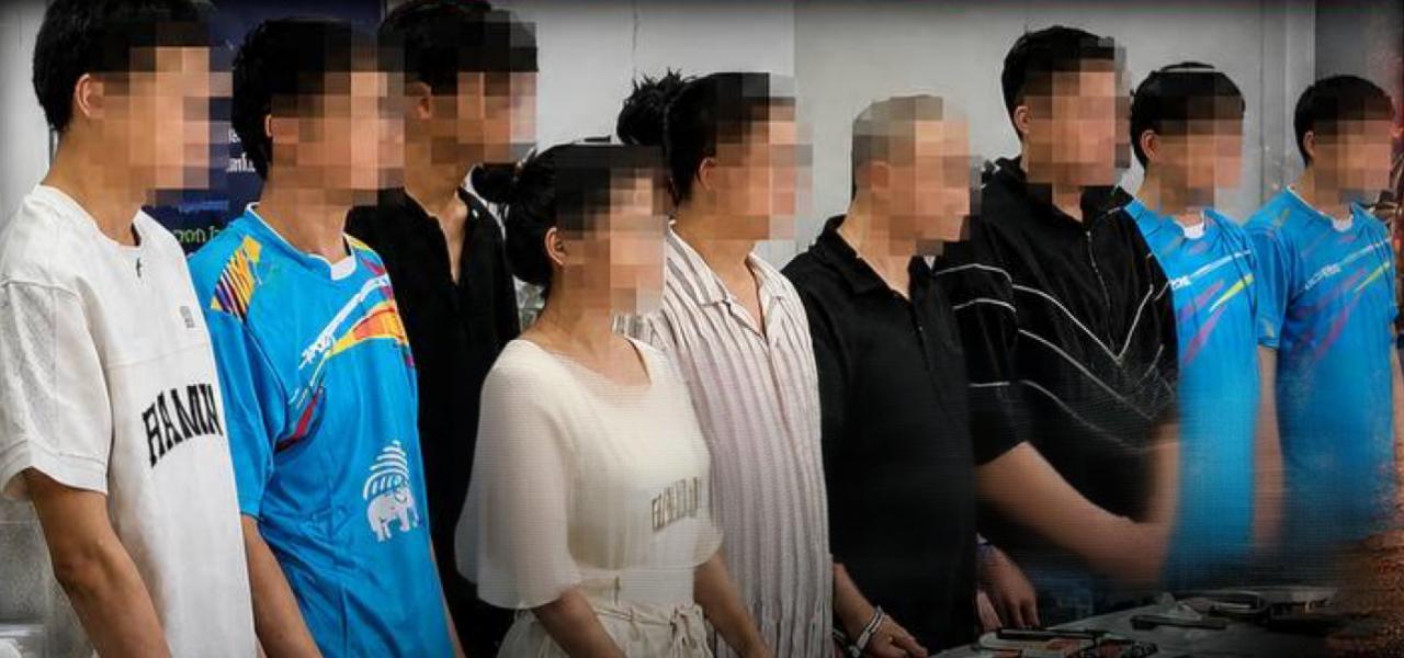 泰媒报道 8名中国人从波贝逃入泰国被抓:疑为电诈团伙高层