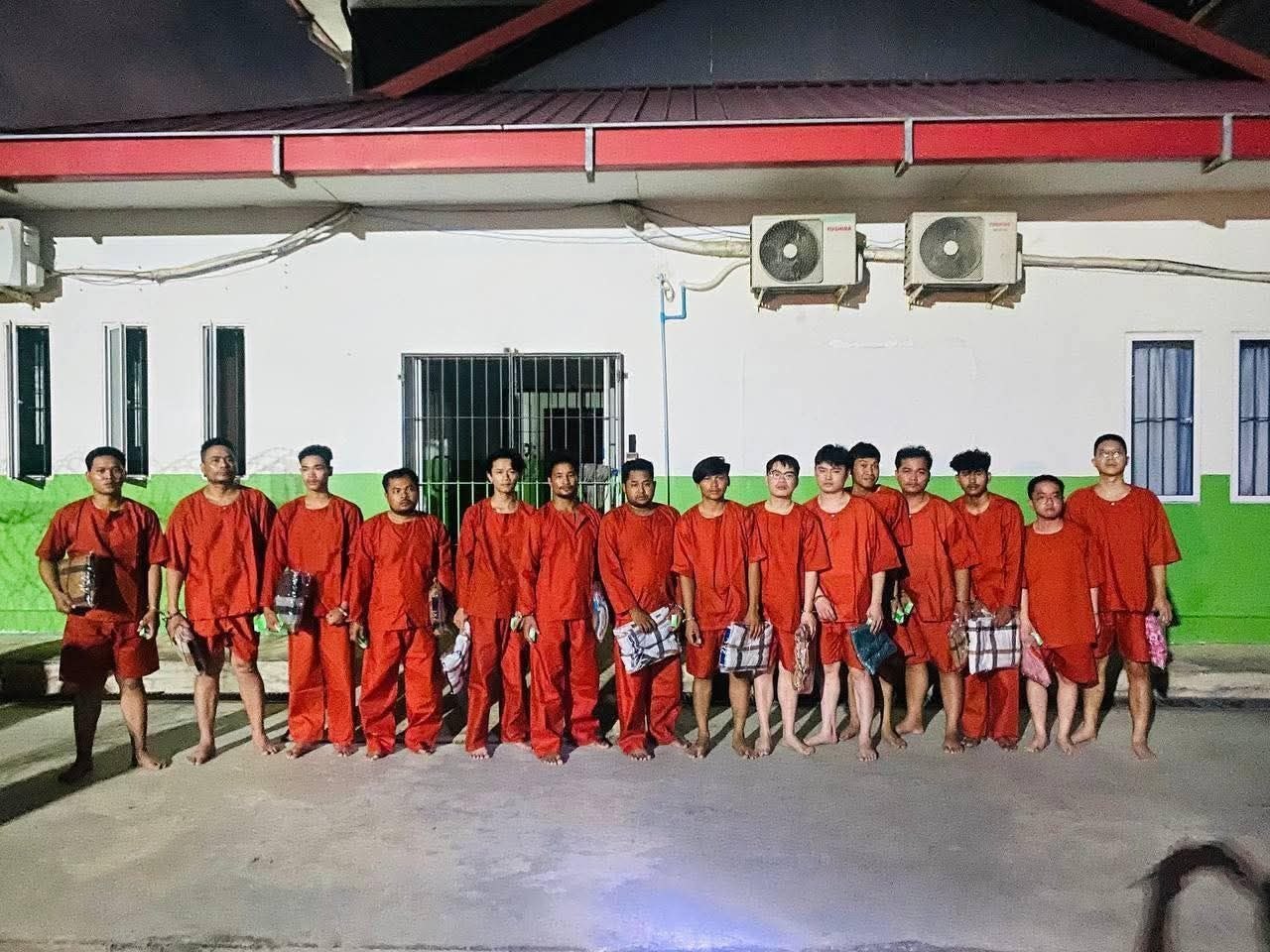波贝法院羁押16名涉网络诈骗嫌犯 多名保安与中国籍人员落网