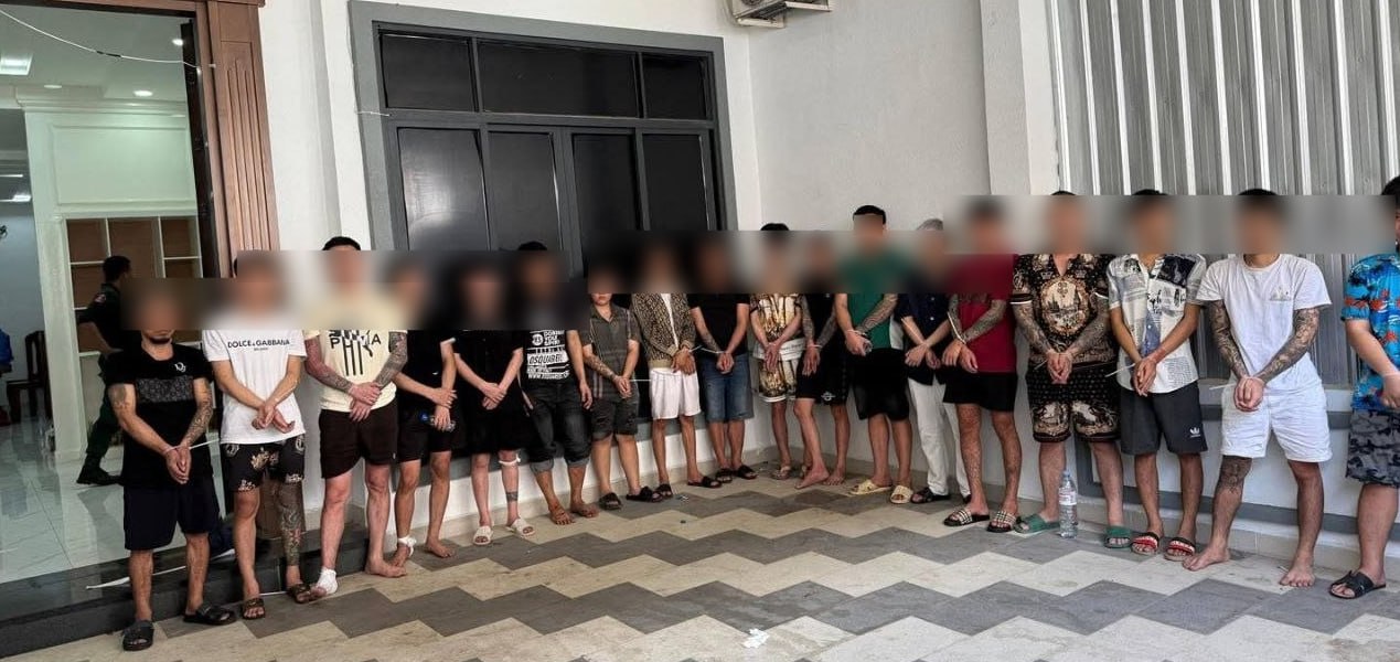 🇰🇭金边今天逮捕42名狗推