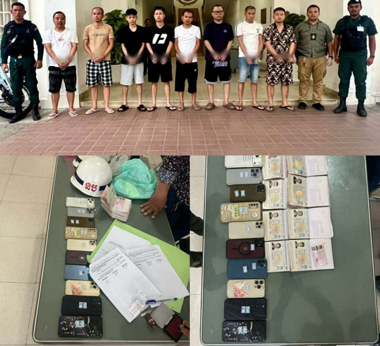 柬埔寨白马省警方拘留8名中国籍人员 并移送国家警察总署网络犯罪打击局