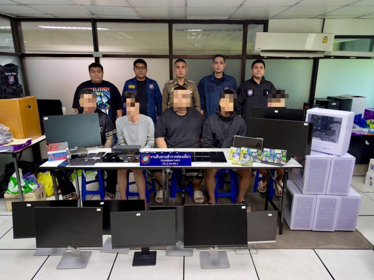 泰国资讯:警察突袭救出被骗韩国男子 捣毁曼谷跨国“杀猪盘”诈骗窝点