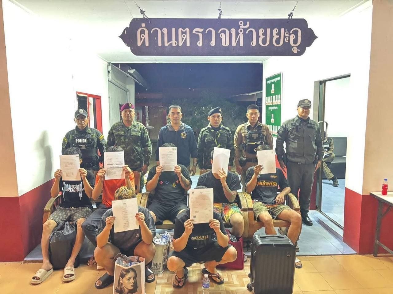 泰国来兴府查获货车藏匿6名中国人 涉案司机收取9000泰铢运送费被捕