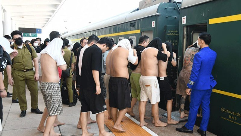 老挝资讯:遣返485名涉诈中国公民 中老联合打击跨境电诈持续升级