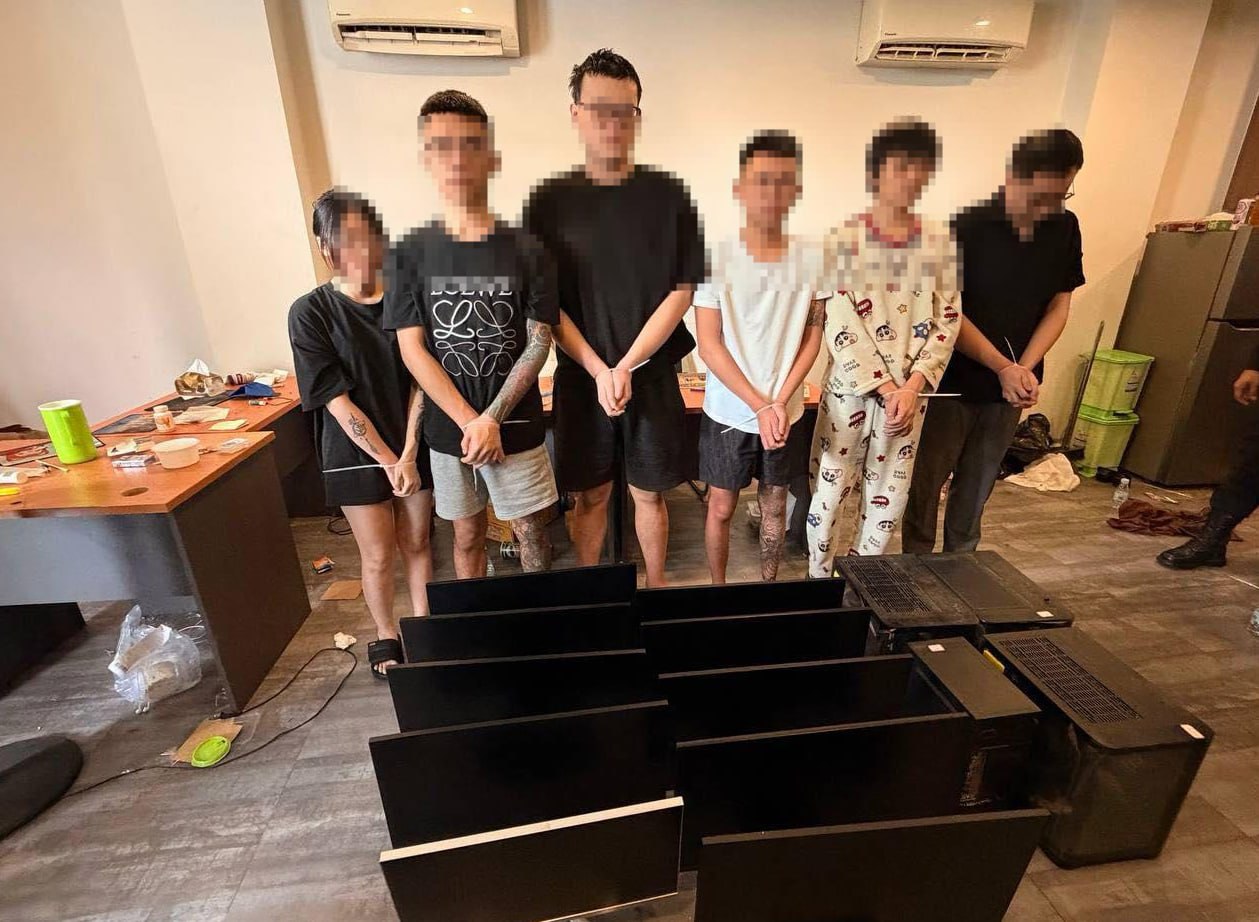 金边查电诈,抓了6个台湾人