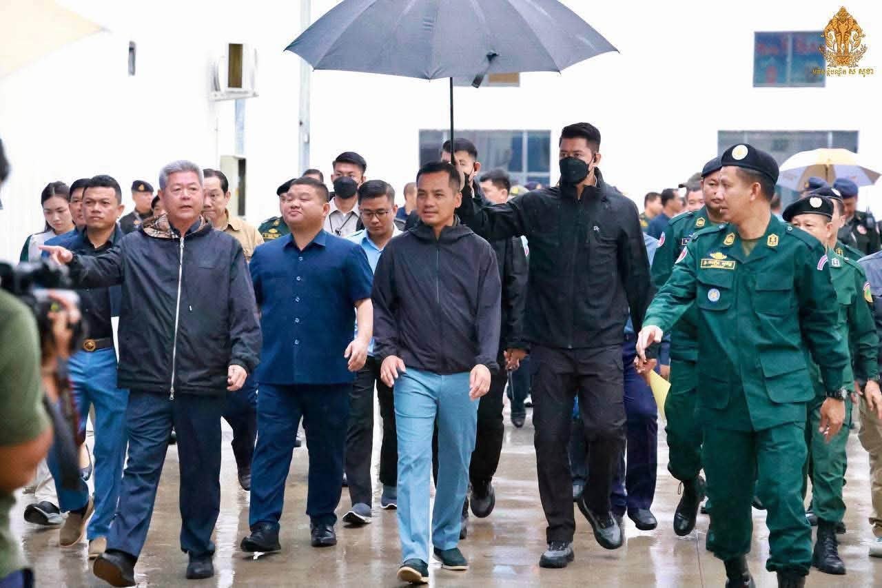 柬埔寨新闻 副首相兼内政部长苏速卡阁下视察近期被执法部门捣毁的3处网络诈骗窝点