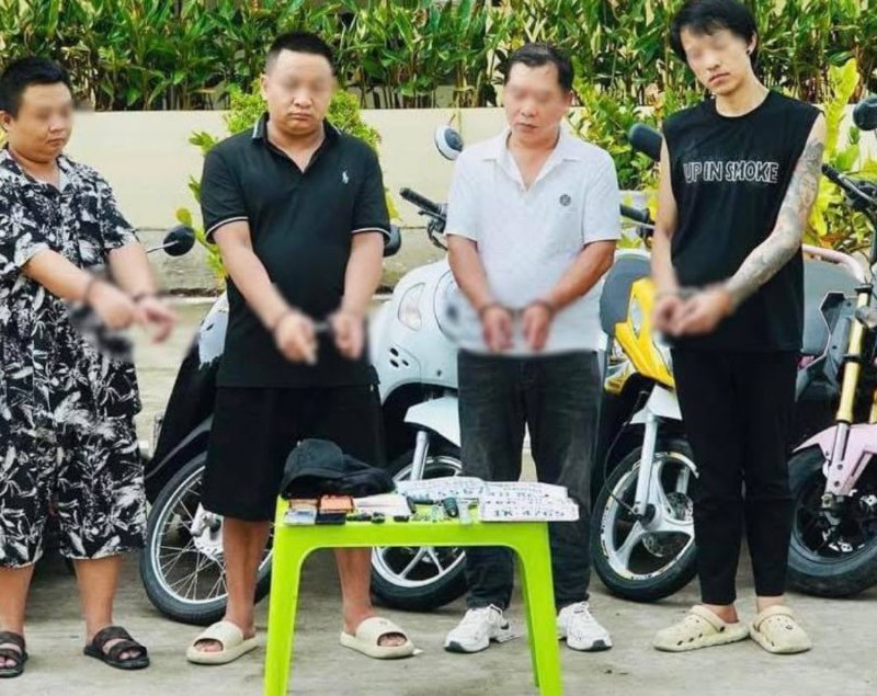 西港警方破获摩托车盗窃团伙 4名中国籍嫌疑人落网