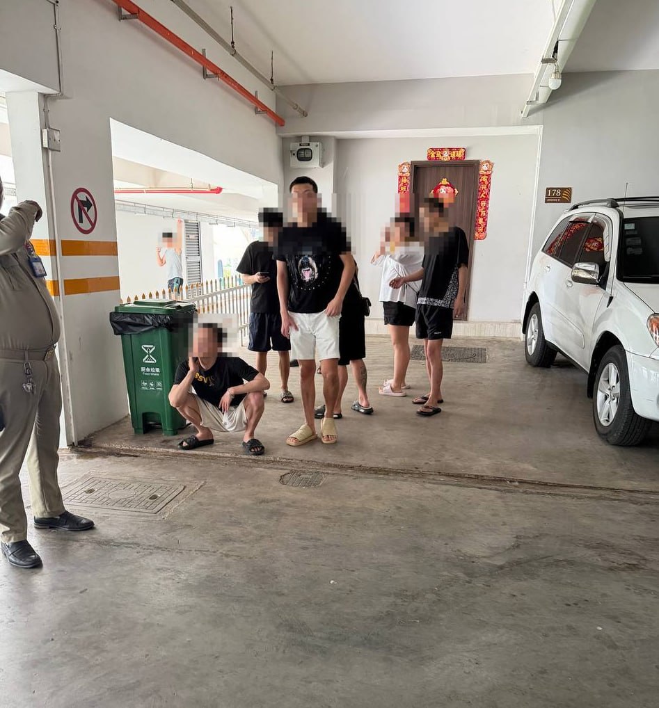 群友反馈:theplams小区突查 现场图