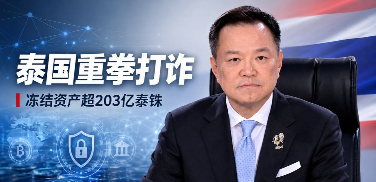 泰国动真格:冻结诈骗资产203亿泰铢,马甲账户暴减近九成