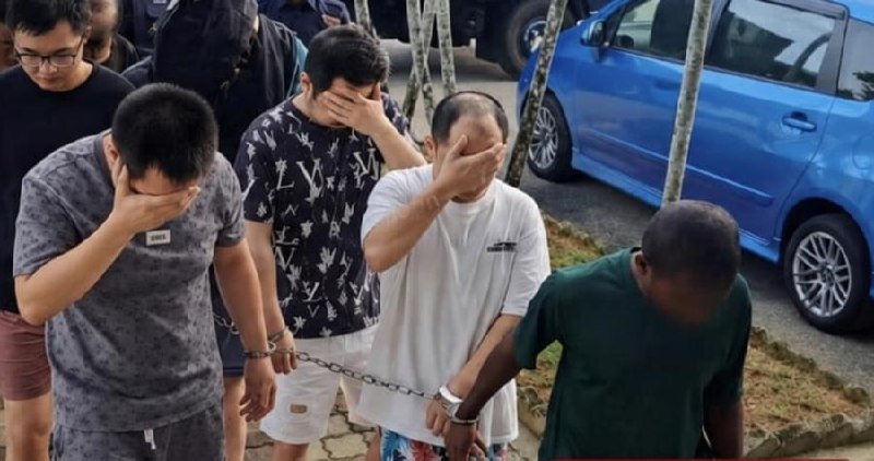 马来西亚资讯:槟城破获跨国加密货币投资诈骗呼叫中心 5名中国籍嫌犯认罪受罚
