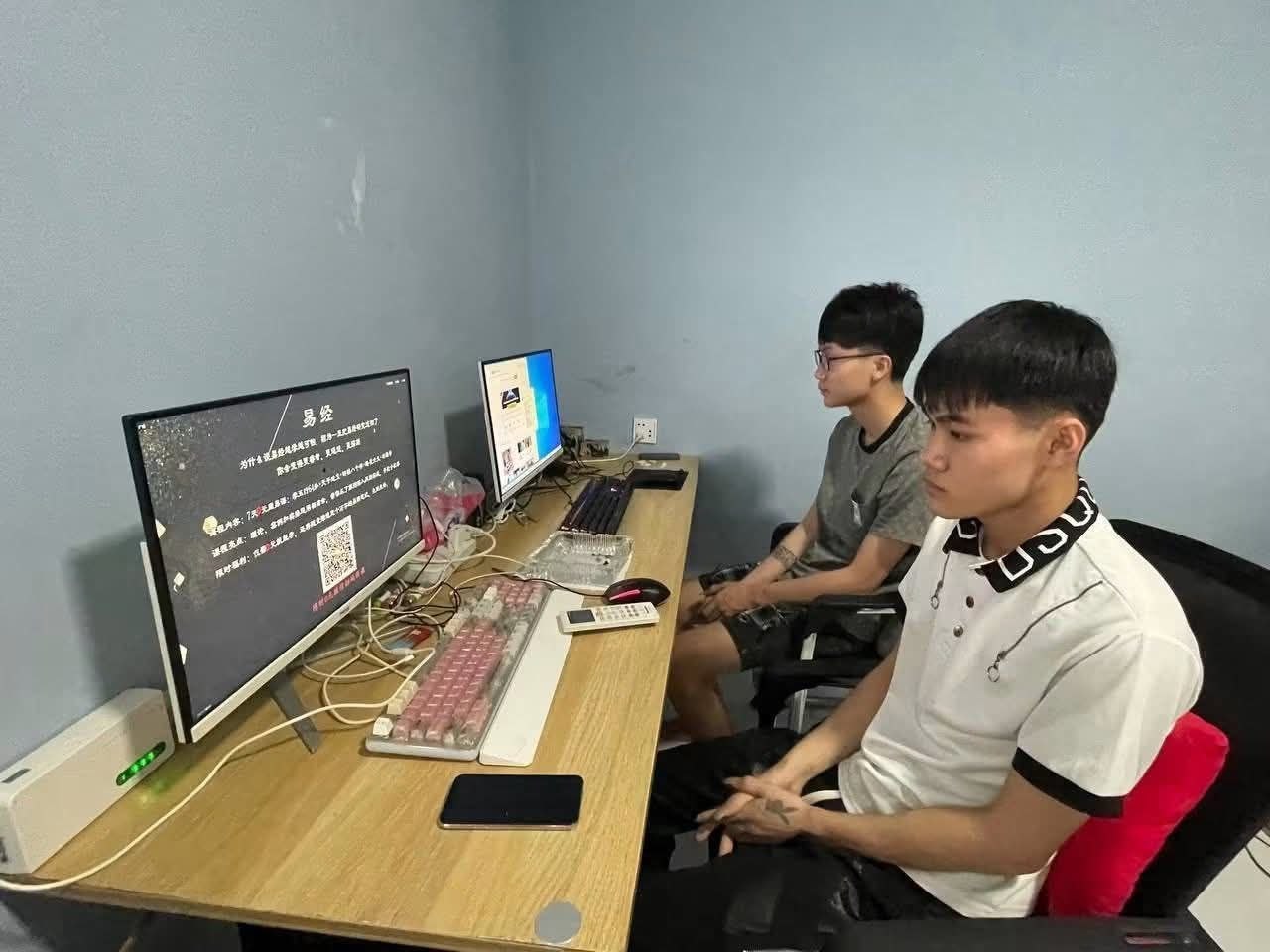 木牌突击检查4处场所 14名越南籍人员涉网络诈骗被调查