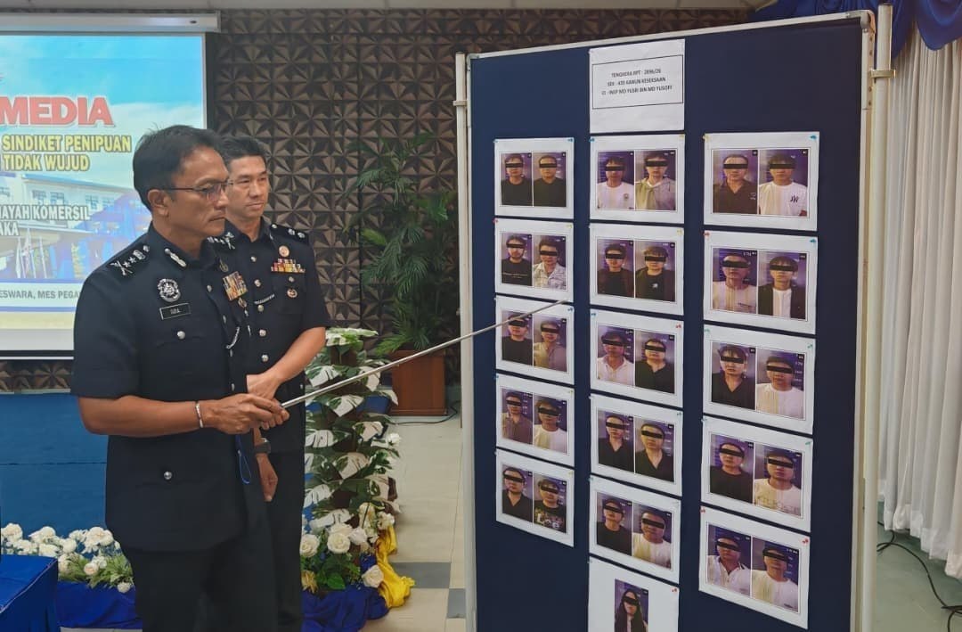 马来西亚资讯:马六甲警方捣毁跨国股票投资诈骗集团 31名中韩籍嫌疑人落网