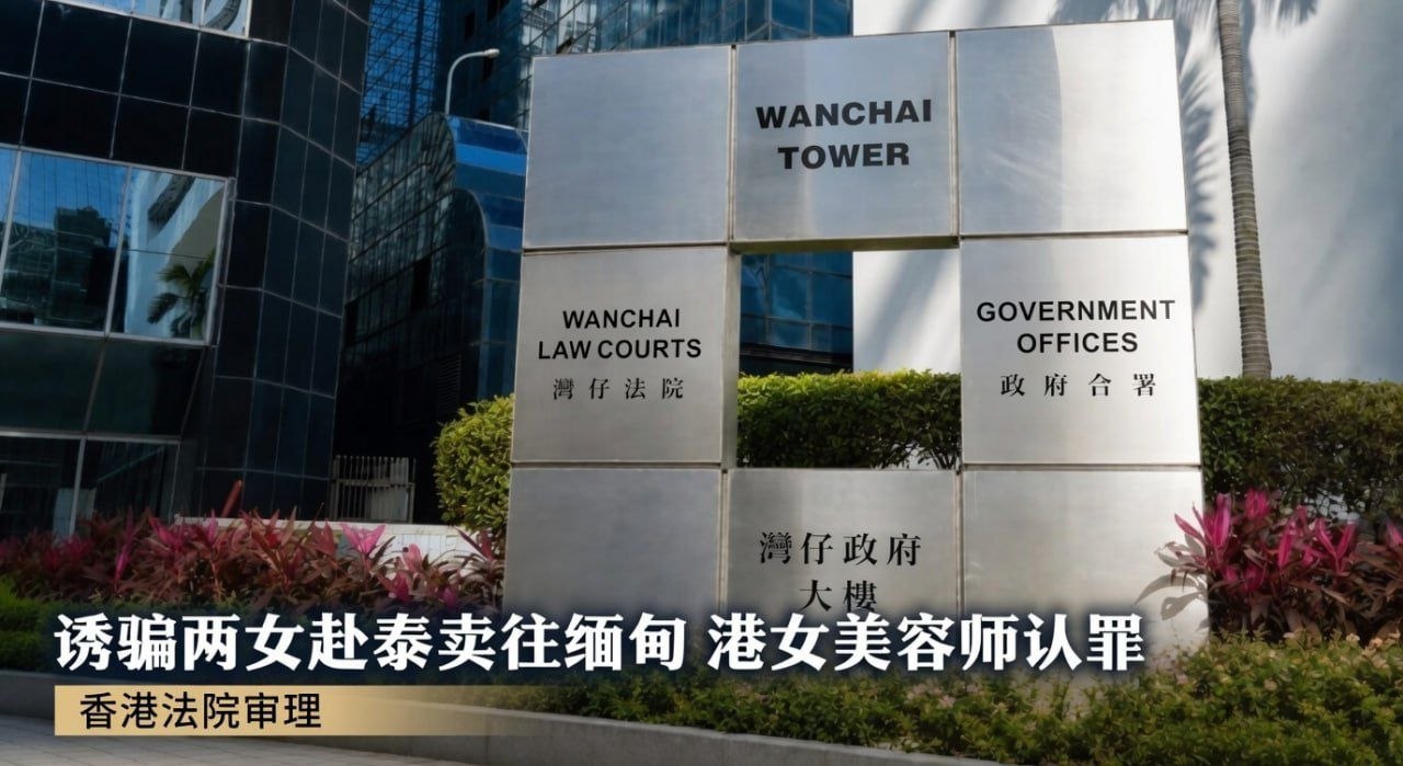 国内新闻 香港女美容师诱骗两名女子赴泰后卖往缅甸诈骗园区认罪