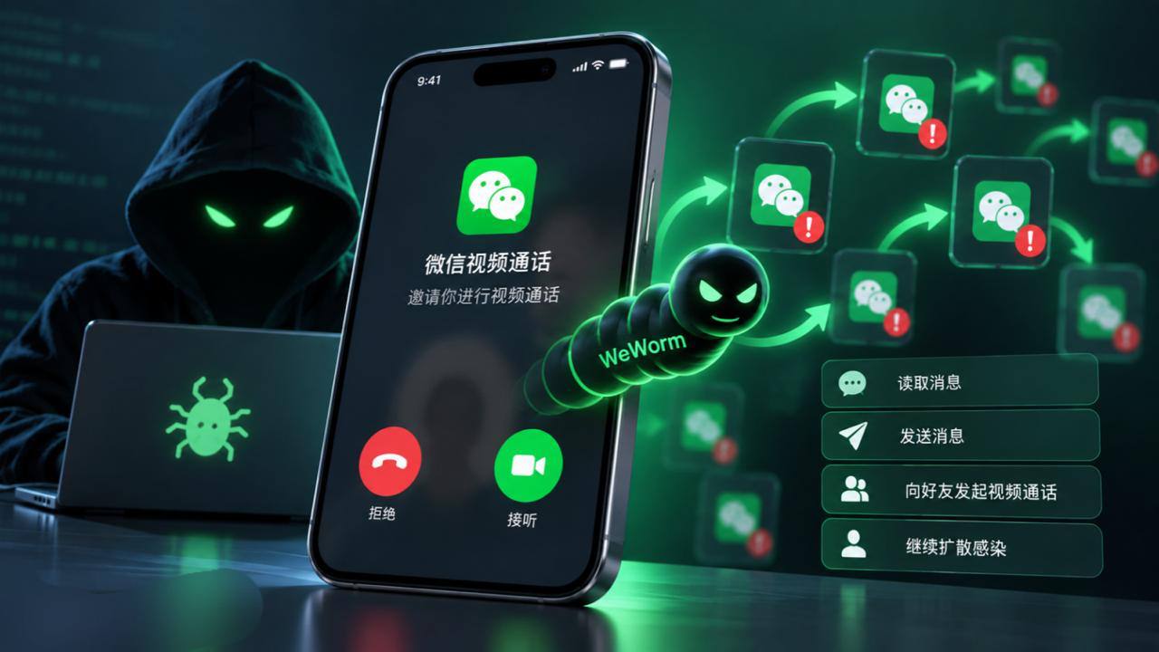 微信被爆超高危安全漏洞 只需要向你发起视频通话 数秒后即可接管你的账号 不需要你接听