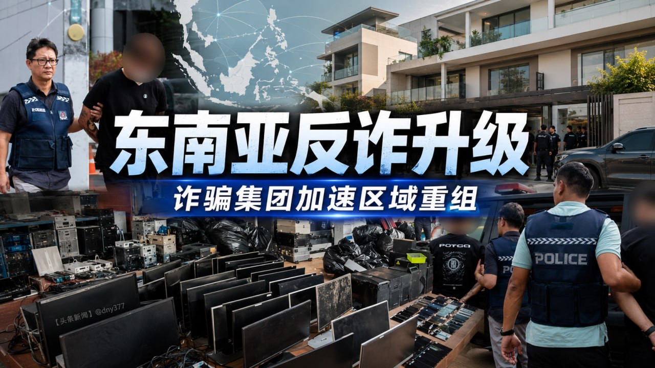 东南亚新闻 东南亚多国持续扫荡诈骗窝点,诈骗产业加速区域重组