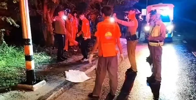 泰国新闻 【武里南府 11 岁男童偷骑摩托撞杆身亡,父亲含泪发声警示家长】