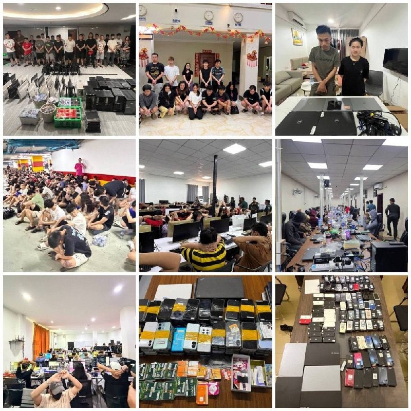 柬埔寨一年端掉605个电诈窝点,4147人被推上被告席