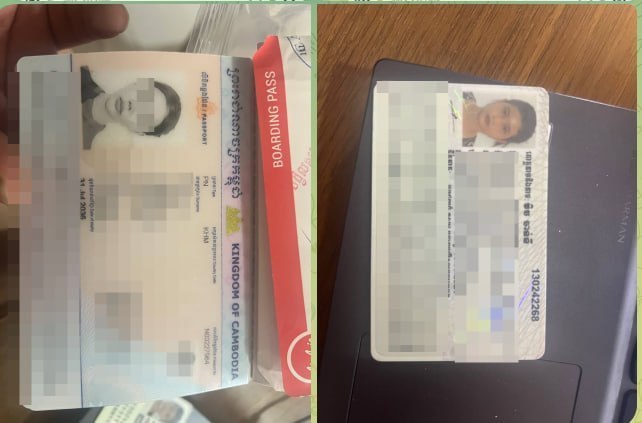 网友爆料:该模特在工作期间不听公司安排,绕关,要求必须返回柬埔寨。