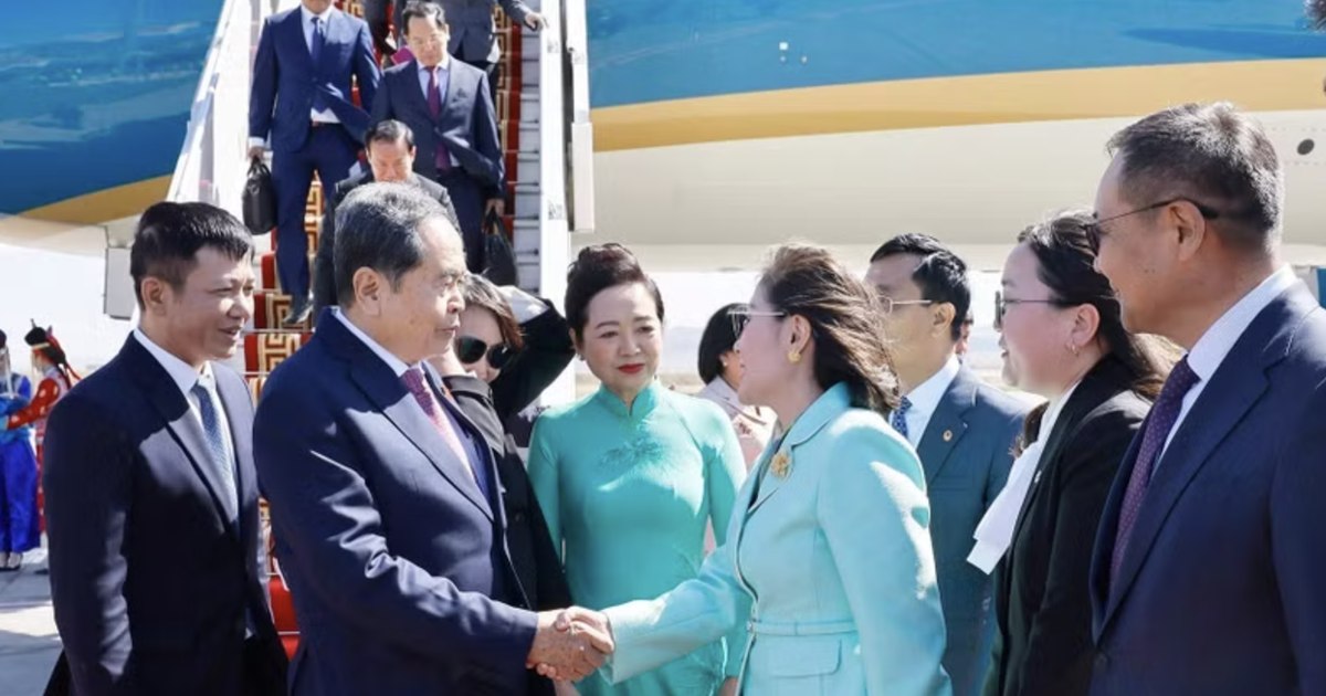 越南国会主席陈青敏开始对蒙古进行正式访问