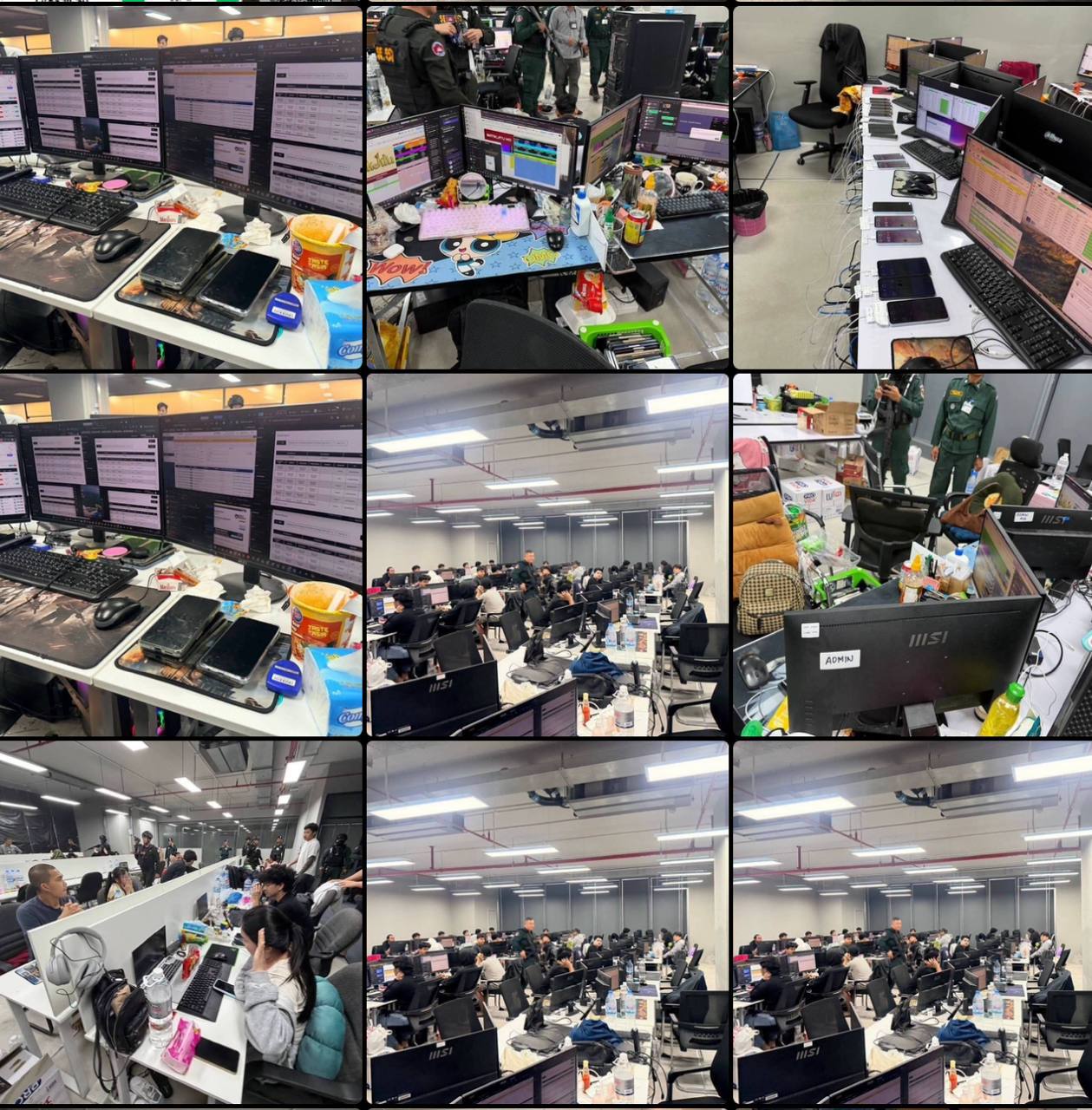 突发 波贝 波贝突袭诈骗窝点!587人被抓,警方称幕后主谋为泰国人