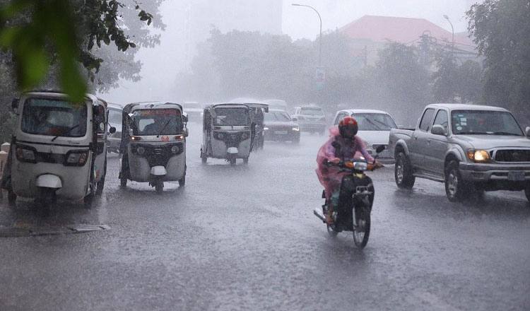 柬埔寨周末将迎来阴雨天气