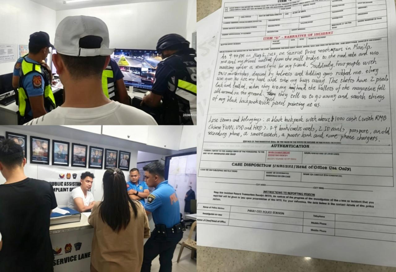 网友投稿:时隔两年,再回马尼拉的我,居然被抢劫了。