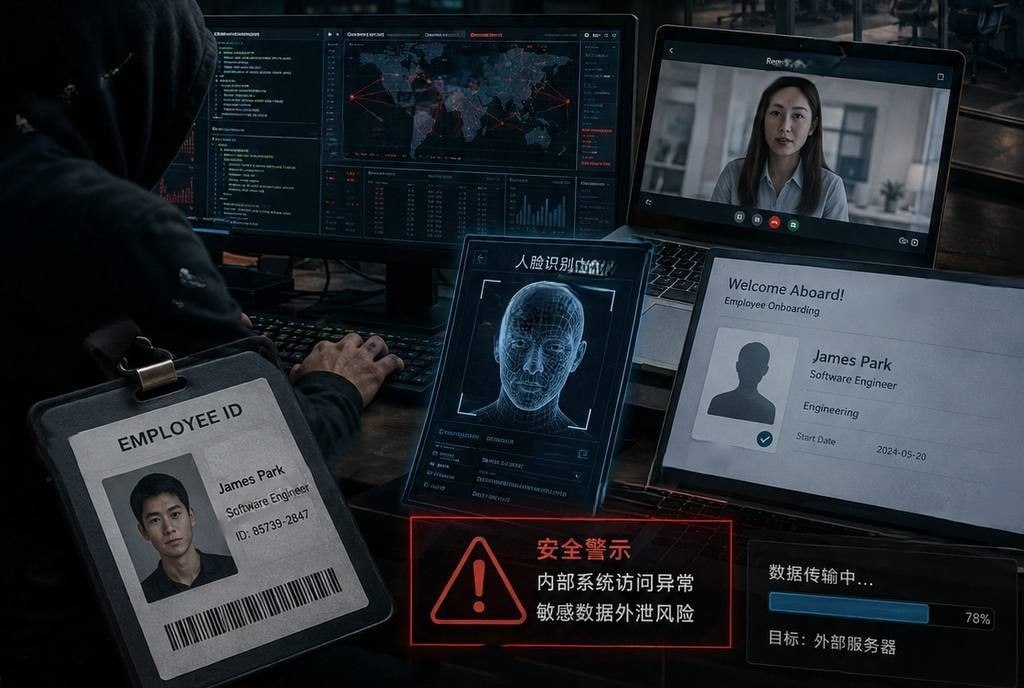 朝鲜黑客盯上美国科技公司 用AI假身份远程入职 CrowdStrike称近半国家级攻击与朝鲜有关