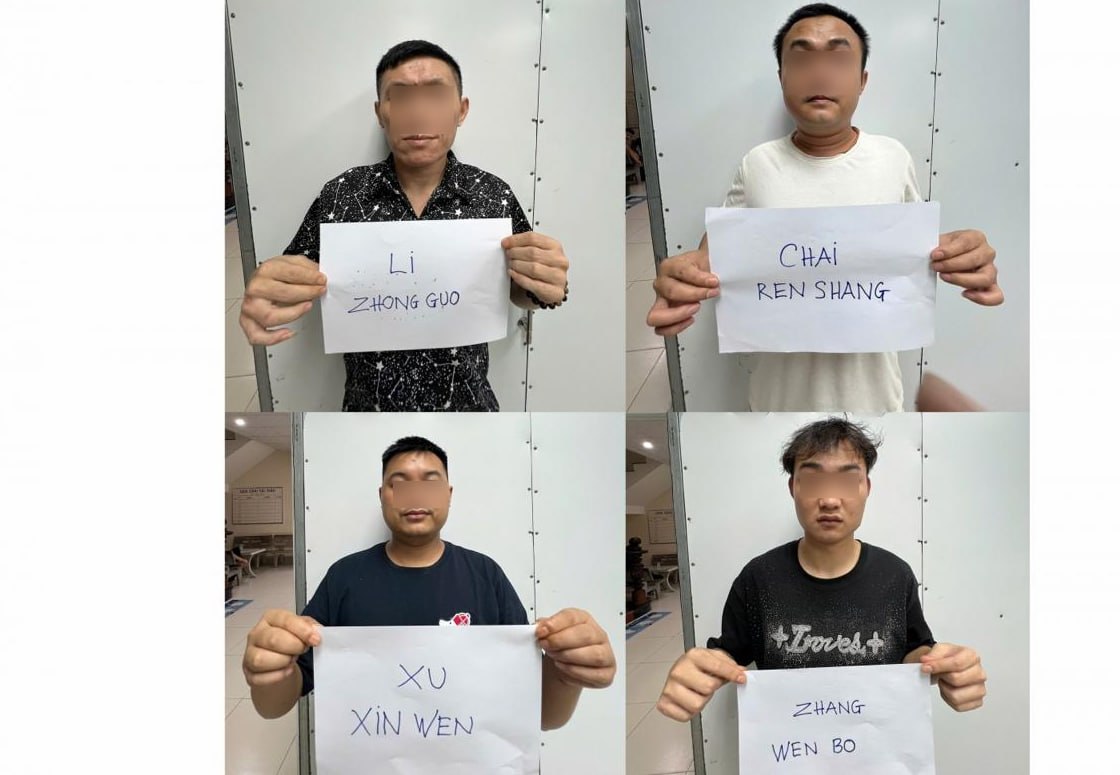 4个中国人从柬埔寨潜入越南富国岛,正准备继续开盘结果被抓了!