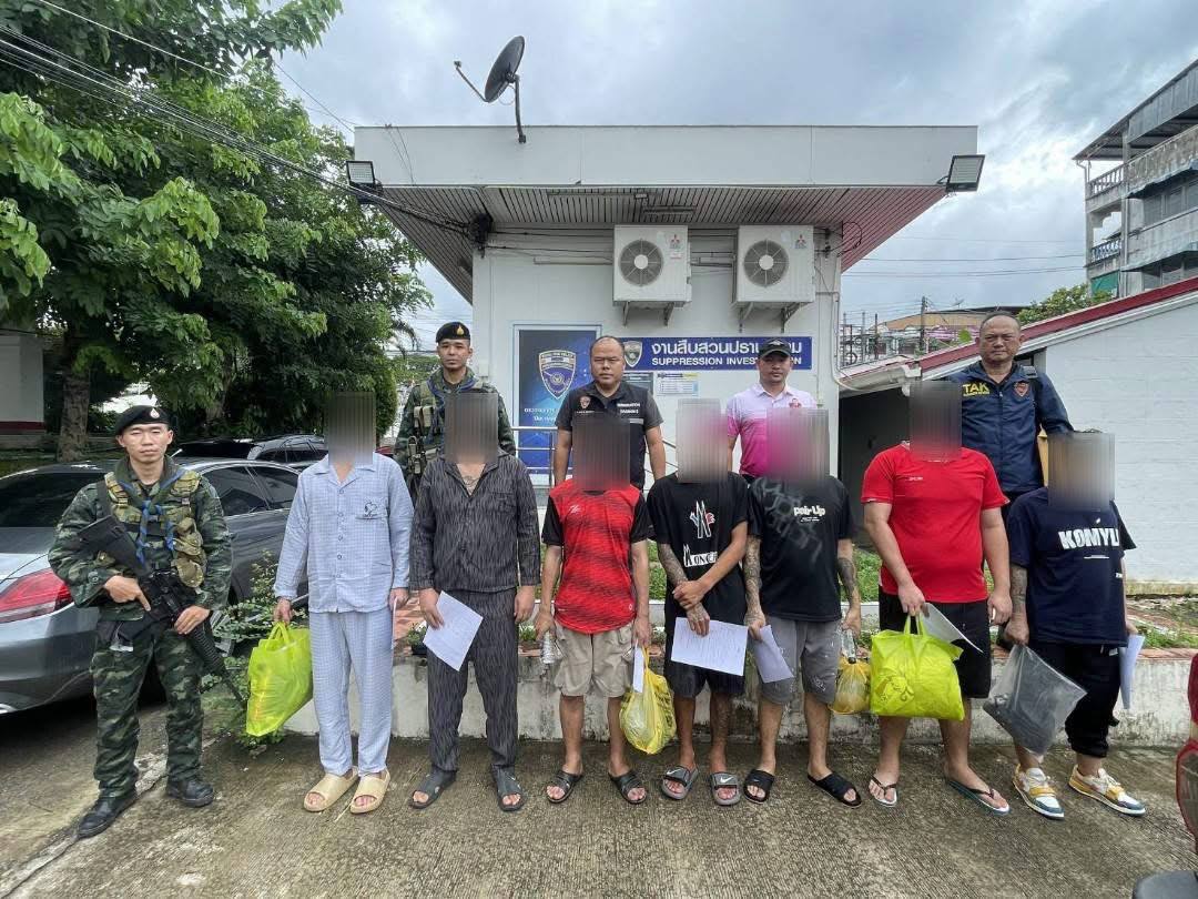 泰国资讯:来兴府边境查获7名中国籍非法入境人员,涉嫌经自然通道偷渡入境